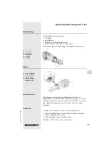 Preview for 115 page of Geberit ACO 201 Operating Instructions Manual