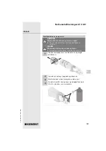 Preview for 121 page of Geberit ACO 201 Operating Instructions Manual