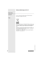 Preview for 122 page of Geberit ACO 201 Operating Instructions Manual