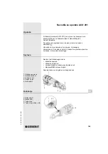 Preview for 165 page of Geberit ACO 201 Operating Instructions Manual