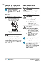 Preview for 34 page of Geberit ACO 203XL Operation Manual