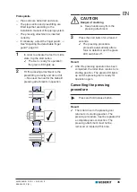 Preview for 35 page of Geberit ACO 203XL Operation Manual