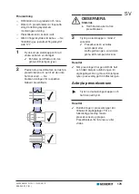 Preview for 179 page of Geberit ACO 203XL Operation Manual