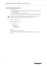 Preview for 8 page of Geberit AquaClean 4000 Operating Instructions Manual