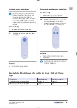 Preview for 21 page of Geberit AQUACLEAN CAMA User Manual