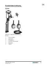 Предварительный просмотр 5 страницы Geberit Bambini 577660000 Operation Manual