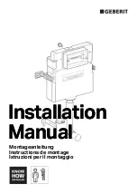 Предварительный просмотр 1 страницы Geberit D70613-001 Installation Manual