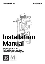 Предварительный просмотр 1 страницы Geberit Duofix 9774 Installation Manual