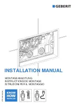 Geberit Duofix Element Installation Manual предпросмотр