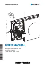 Geberit DuoFresh User Manual предпросмотр