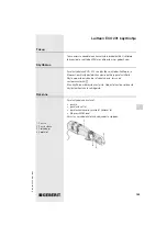 Предварительный просмотр 105 страницы Geberit ECO 201 Operating Instructions Manual