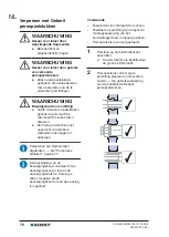 Preview for 76 page of Geberit ECO 301 Operation Manual