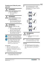 Предварительный просмотр 119 страницы Geberit EFP 203 Operation Manual