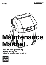 Geberit ESG 3 Maintenance Manual preview