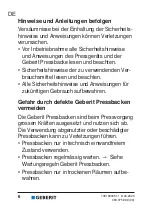 Preview for 6 page of Geberit FlowFit 691.032.00.1 User Manual