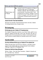 Preview for 17 page of Geberit FlowFit 691.032.00.1 User Manual