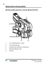 Preview for 54 page of Geberit FlowFit 691.032.00.1 User Manual