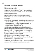 Preview for 76 page of Geberit FlowFit 691.032.00.1 User Manual