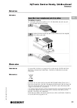 Preview for 49 page of Geberit HyTronic Service-Handy Unidirectional Operating Instructions Manual