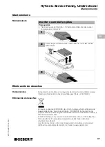 Предварительный просмотр 97 страницы Geberit HyTronic Service-Handy Unidirectional Operating Instructions Manual