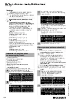 Preview for 126 page of Geberit HyTronic Service-Handy Unidirectional Operating Instructions Manual