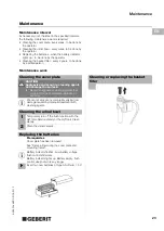 Preview for 23 page of Geberit HyTronic Operating Instructions Manual