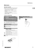 Preview for 41 page of Geberit HyTronic Operating Instructions Manual