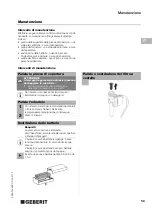 Preview for 59 page of Geberit HyTronic Operating Instructions Manual