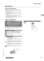 Preview for 95 page of Geberit HyTronic Operating Instructions Manual