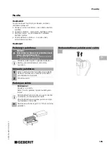 Preview for 185 page of Geberit HyTronic Operating Instructions Manual