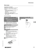 Preview for 221 page of Geberit HyTronic Operating Instructions Manual