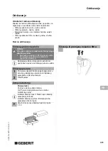 Preview for 311 page of Geberit HyTronic Operating Instructions Manual