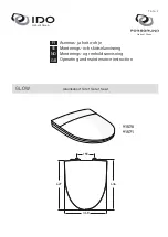 Geberit IDO PORSGRUND GLOW 91570 Operating And Maintenance Instruction preview