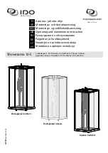 Geberit IDO PORSGRUND Showerama Pentagonal Comfort... Operating And Maintenance Instruction Manual preview