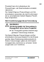 Preview for 5 page of Geberit Mapress 90797 User Manual