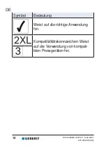 Preview for 12 page of Geberit Mapress 90797 User Manual