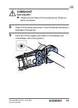 Preview for 23 page of Geberit Mapress 90797 User Manual