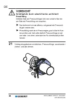 Preview for 34 page of Geberit Mapress 90797 User Manual