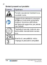 Preview for 116 page of Geberit Mapress 90797 User Manual