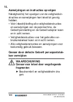 Preview for 144 page of Geberit Mapress 90797 User Manual