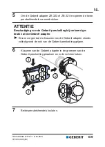 Preview for 159 page of Geberit Mapress 90797 User Manual