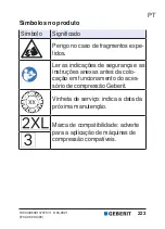 Preview for 223 page of Geberit Mapress 90797 User Manual