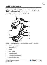 Preview for 259 page of Geberit Mapress 90797 User Manual