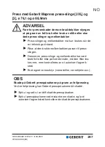 Preview for 297 page of Geberit Mapress 90797 User Manual