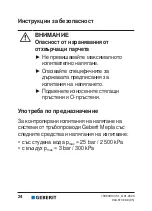 Предварительный просмотр 24 страницы Geberit MEPLA 601.485.00.1 User Manual