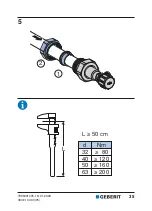 Предварительный просмотр 35 страницы Geberit MEPLA 601.485.00.1 User Manual