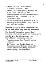 Preview for 7 page of Geberit MEPLA 690.240.00.1 User Manual