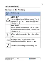 Preview for 9 page of Geberit MEPLA 690.240.00.1 User Manual