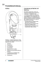 Preview for 4 page of Geberit Preda 116074001 Operation Manual