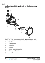 Preview for 8 page of Geberit Rapid 616.290.00.1 Operation Manual